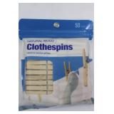 Natural Wood Clothespins (Lot of 3)