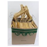 Wooden Hangers (37 Hangers)