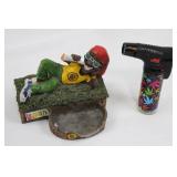 Le Caize Figure Ashtray & Blink Lighter