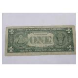 1957A Silver Certificate One Dollar Bill