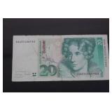 20 Deutsche Mark Banknote