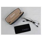 Cartier Eyeglasses 61399853 55-18-140 With Case & Cloth