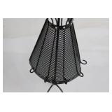 Black Metal Necklace Display Stand