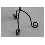 Black Metal Necklace Display Stand