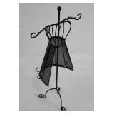 Black Metal Necklace Display Stand