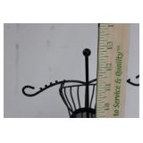 Black Metal Necklace Display Stand