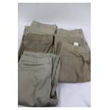 Dickies, George, Farah & Cherokee Dress Pants Mixed Lot (5 Pairs)
