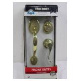 Tru-Bolt Front Entry Locking Exterior Door Lock Set With Keys