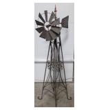 Decorative Metal Windmill Yard Sculpture