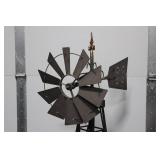 Decorative Metal Windmill Yard Sculpture