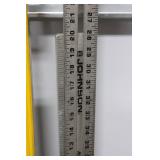 Johnson 7'2' Spirit Level and 48' Ruler