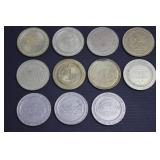Mixed Lot: Casino Gaming Tokens