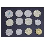 Mixed Casino Gaming Tokens