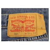 Levi Strauss 501 Jeans Size W34 L34