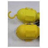 Pair of Corded Work Lights With Guards