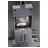 Neon Flame Wall Clock With Power Adapter