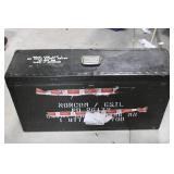 Black Road Case Trunk