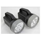 Pair of Multi-LED Handheld Flashlights