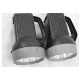 Pair of Multi-LED Handheld Flashlights