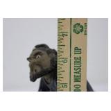 Ceramic Samurai Figurine With Jar (6.5' tall)