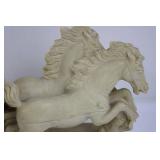 Roman Warrior Chariot Horse Figurine (9.5' x 9')