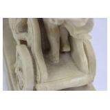 Roman Warrior Chariot Horse Figurine (9.5' x 9')