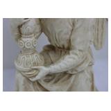 Alva 1996 Signed Angel Candelabra Figurine (11.5' tall)
