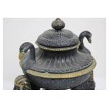 Egyptian Style Sphinx Urn With Lid (8.5' tall)