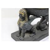 Egyptian Style Sphinx Urn With Lid (8.5' tall)