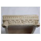 Ceramic Crackle Glaze Square Pedestal Planter (10'x10')