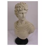 Classical Style Bust Sculpture on Pedestal (18' tall)