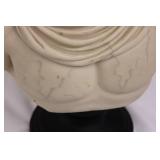 Classical Style Bust Sculpture on Pedestal (18' tall)
