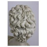 Classical Style Bust Sculpture on Pedestal (18' tall)
