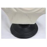 Classical Style Bust Sculpture on Pedestal (18' tall)