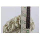 Classical Style Bust Sculpture on Pedestal (18' tall)