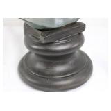 Classical Style Bust Sculpture on Pedestal Base (18' Tall)