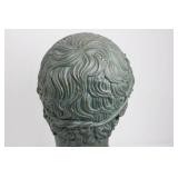 Classical Style Bust Sculpture on Pedestal Base (18' Tall)