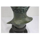 Classical Style Bust Sculpture on Pedestal Base (18' Tall)