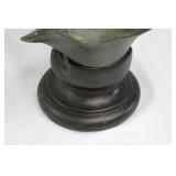 Classical Style Bust Sculpture on Pedestal Base (18' Tall)