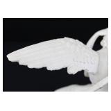 Winged Angel and Figure Sculpture R590-24 Resin on Base (13' x 14')