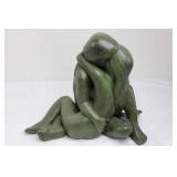 Abstract Intertwined Figure Sculpture 13.5' Tall