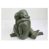 Abstract Intertwined Figure Sculpture 13.5' Tall