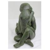 Abstract Intertwined Figure Sculpture 13.5' Tall