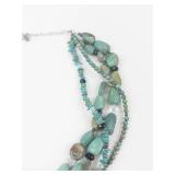 Silpada Sterling Silver Multi-Strand Beaded Necklace