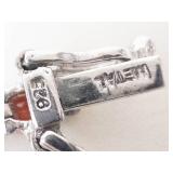 Gorgeous Rainbow Multigemstone Sterling Silver Tennis Bracelet