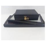 Black Locking Display Case Set (Lot of 3)