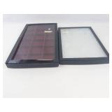 Black Locking Display Case Set (Lot of 3)