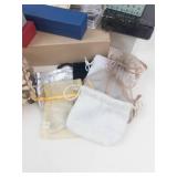 Mixed Lot of Decorative Gift Boxes, Jewelry Boxes & Pouches