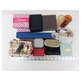 Mixed Lot of Decorative Gift Boxes, Jewelry Boxes & Pouches