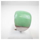 Aventurine Sterling Silver Ring Size 9